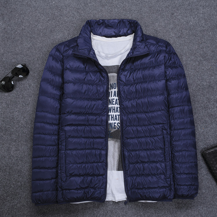 2023 Autumn and Winter Light Down Jacket Men's Extra Large Size Ultra-light and Ultra-thin Short Dad Suit Middle-aged and Elderly 2023 Autumn and Winter Light Down Jacket Men's Extra Large Size Ultra-light and Ultra-thin Short Dad Suit Middle-aged and Elderly