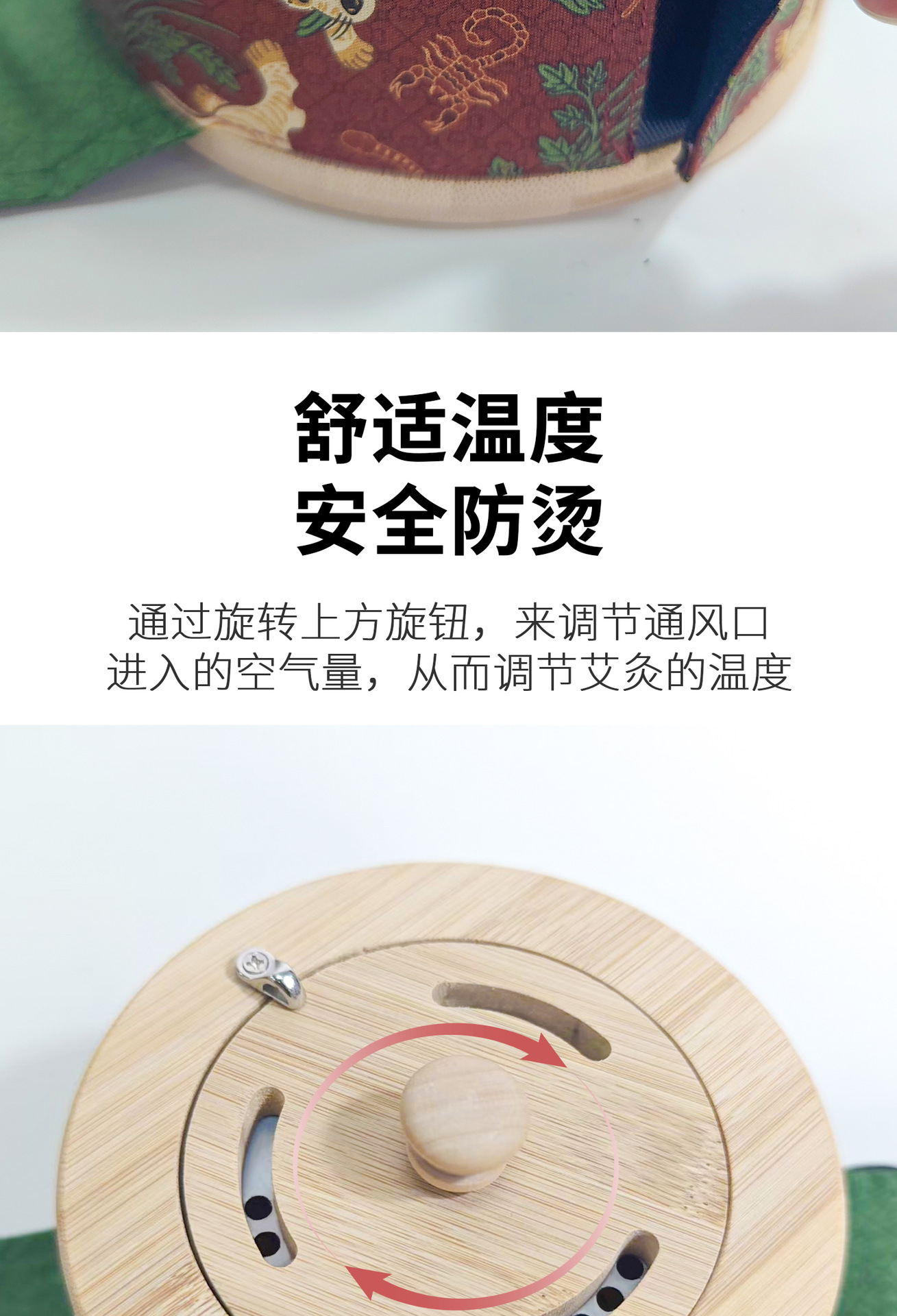 Portable Wooden Moxibustion Box Set with Moxa Sticks for Abdomen Waist Back and Joint Warming Therapy quality and texture