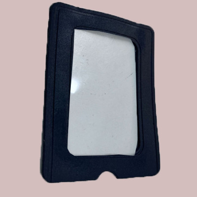 厂家直售2024新款透明防水拉杆箱名片夹简约箱包配件塑料透明夹|ru