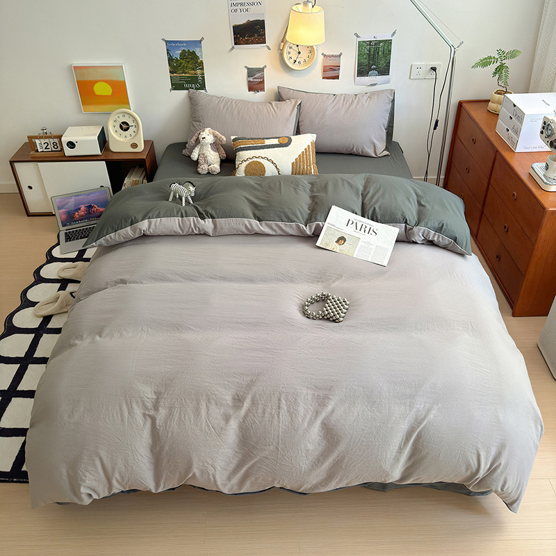 Ultra-soft Bubble Bedding Set With Duvet Cover And Bed Sheet_voghion.com