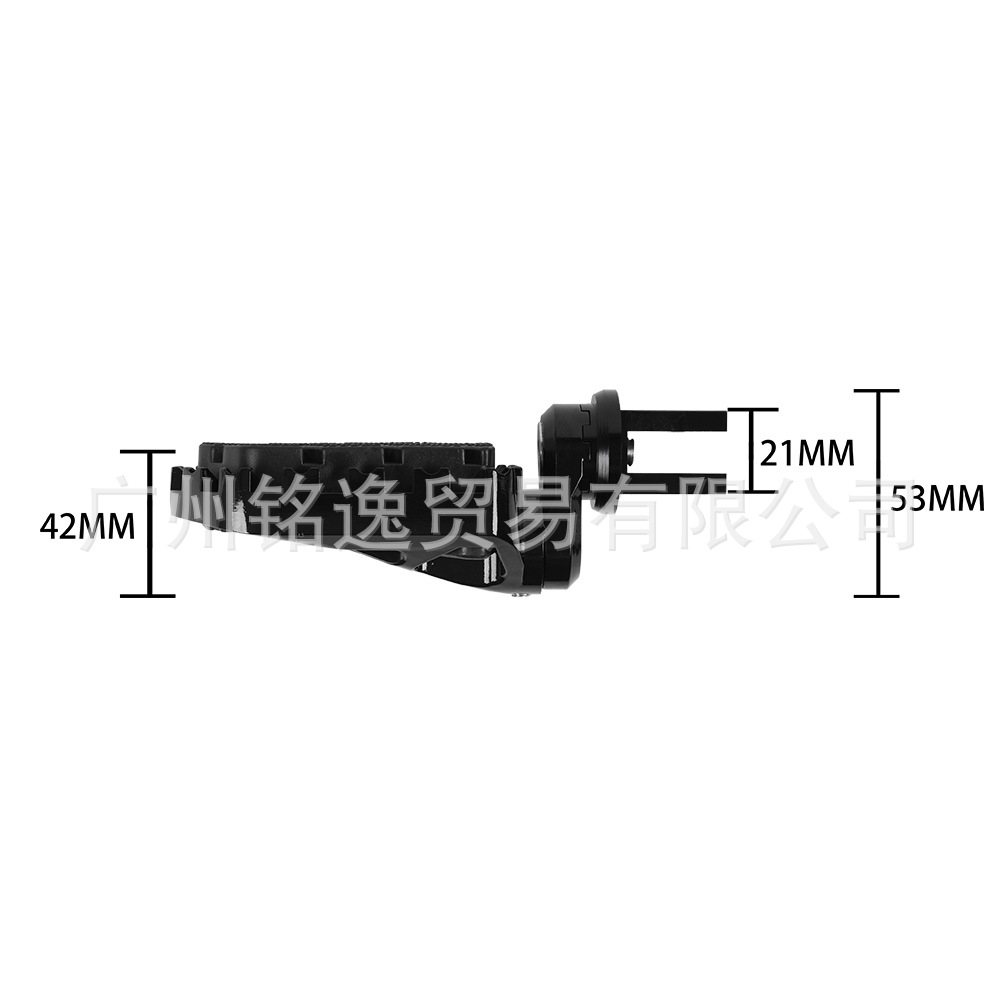 Suitable for Honda Cb400 Cb600 Motorcycle Aluminum Alloy Foot Pedals Widened Front Footrest Modification Accessories