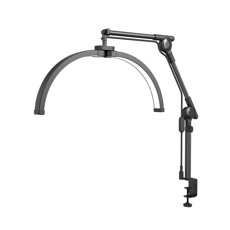 Amazon 22 inch folding 32W half moon beauty lamp tattoo eyebrow tattoo beauty eyelash nail U-shaped moon light LED