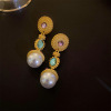 Retro earrings, advanced fashionable accessory, high-quality style, wholesale