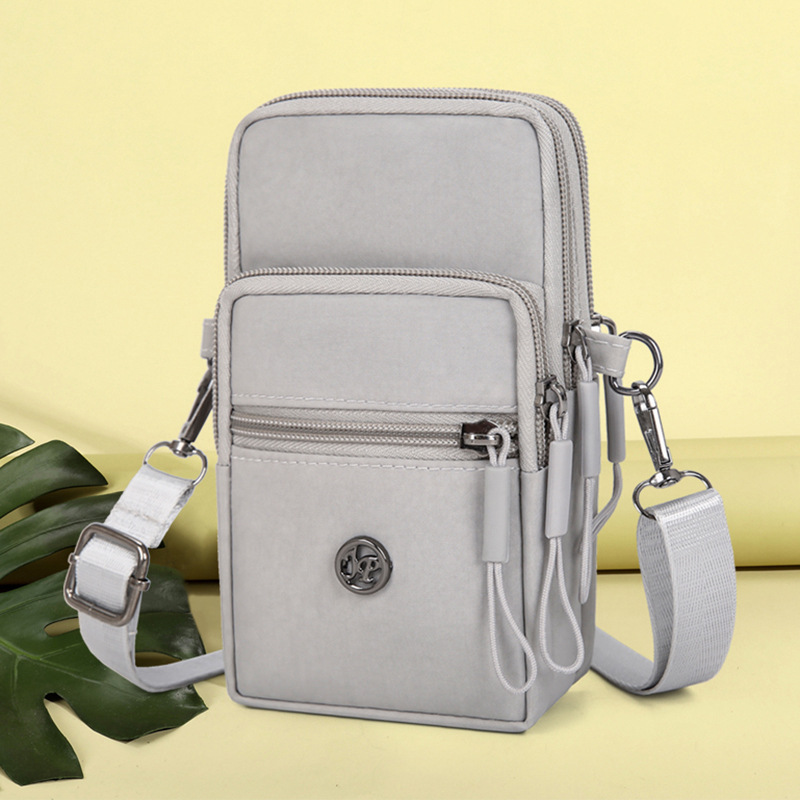Cross-Border Wholesale Summer Fashion Mobile Phone Bag, Coin Purse, Korean-Style Oxford Cloth Small Bag, Shoulder Bag, Versatile Crossbody Bag