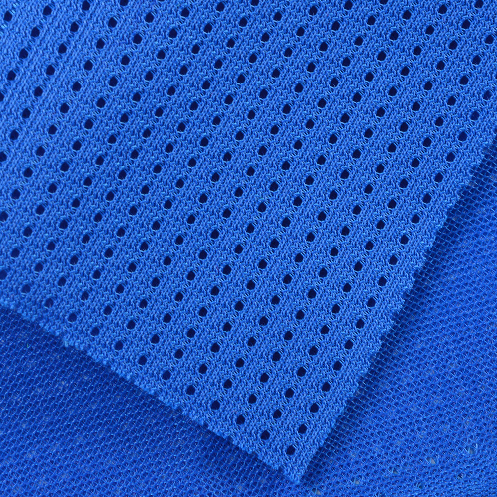 现货1mm*1mm小孔三文治 涤纶三层洞洞布 运动鞋鞋面网料