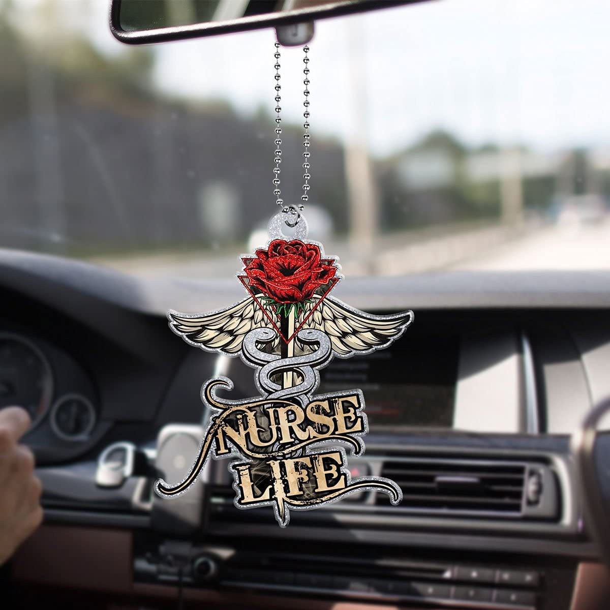 Nuevos productos creativos transfronterizos colibríes acrílico para automóviles colgantes mochila colgantes regalo de cumpleaños decoración para el hogar