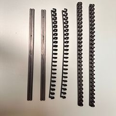 Direct Manufacturer Sales Sliding Plastic Punching Fasteners Multi-Hole Binding Clips Document Binding Clips for Repeated Opening and Closing