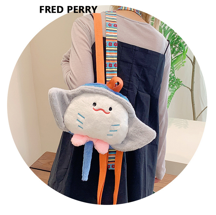Cartoon plush toy backpack, new autumn and winter style, cute and girlish girl backpack, fashionable storage small backpack wholesale undefined