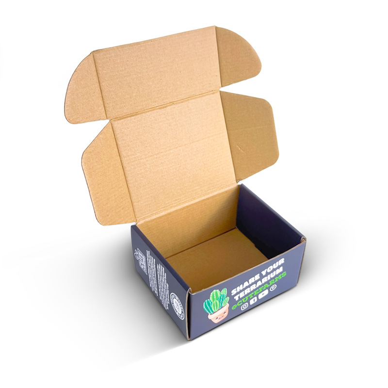 工厂定 制包装盒工厂印刷设计邮件运输带窗口邮件盒服装板材