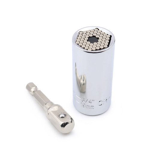 Colored socket universal ratchet CR-V multifunctional universal socket wrench electric drill rod magic socket