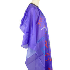 Fashion printed pattern cloth for adult beauty and hairdressing home use self-use hair dyeing hairdressing cloth hair salon hair cutting cloth