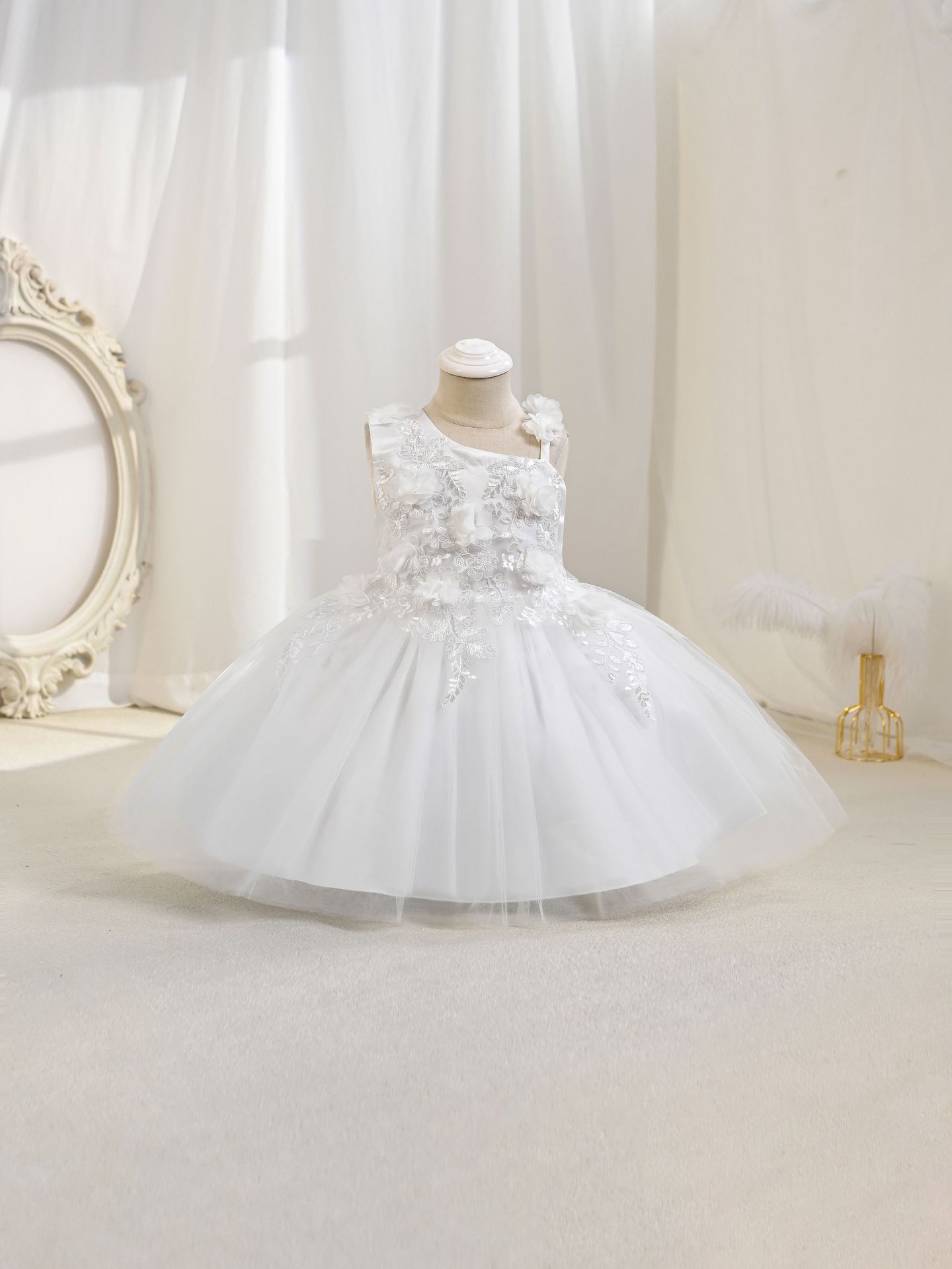 Nuevas niñas de verano vestido de princesa para niños vestidos exquisitos vestidos para niñas vestidos de malla para bebés ropa infantil image 6