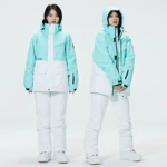 新款单板滑雪服套装男女情侣款保暖加厚韩版滑雪衣裤套装