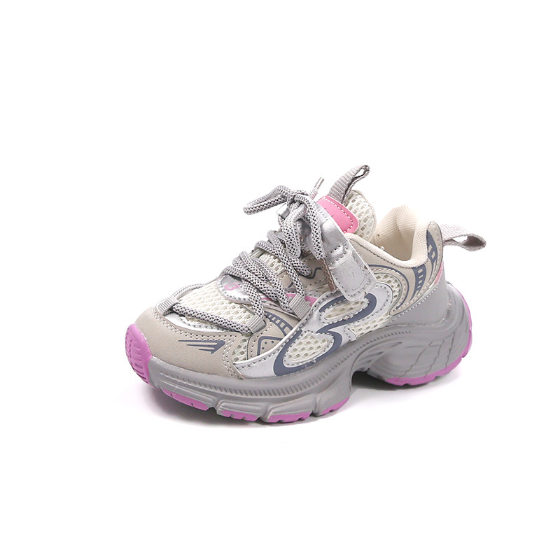 2024 início do outono malha respirável masculino bebê esportes sola macia antiderrapante velcro meninas casual único sapatos_voghion.com