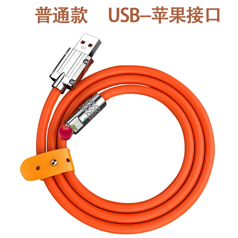 Apple, совместимый силиконовый кабель для зарядки телефона, Android, 6A