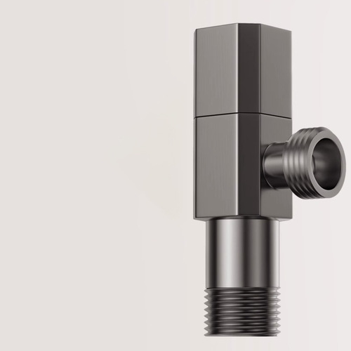 Zhuo Ding Full Copper Triangle Valve Hot Water Heater Toilet Angle Valve Wholesale Gun Ash Octagon Kitchen Cold and Hot General Angle Valve