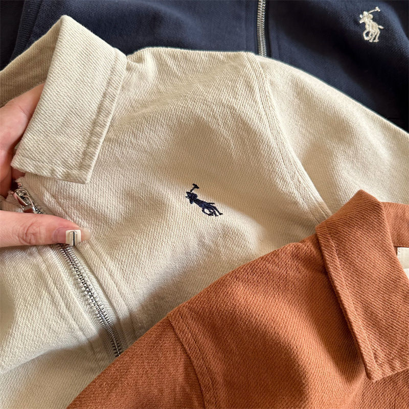 [8112 people's collection] children's coat 2025 spring boys and girls Japanese tide embroidered lapel jacket baby