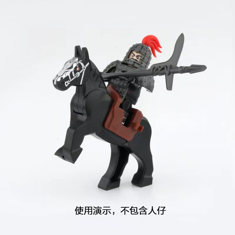 (2개) 레고 전쟁 말 빌딩 블록과 호환되는 LESRUN MOC 빌딩 블록 장난감 확장 판 전쟁 말 고대 현대 전쟁 말
