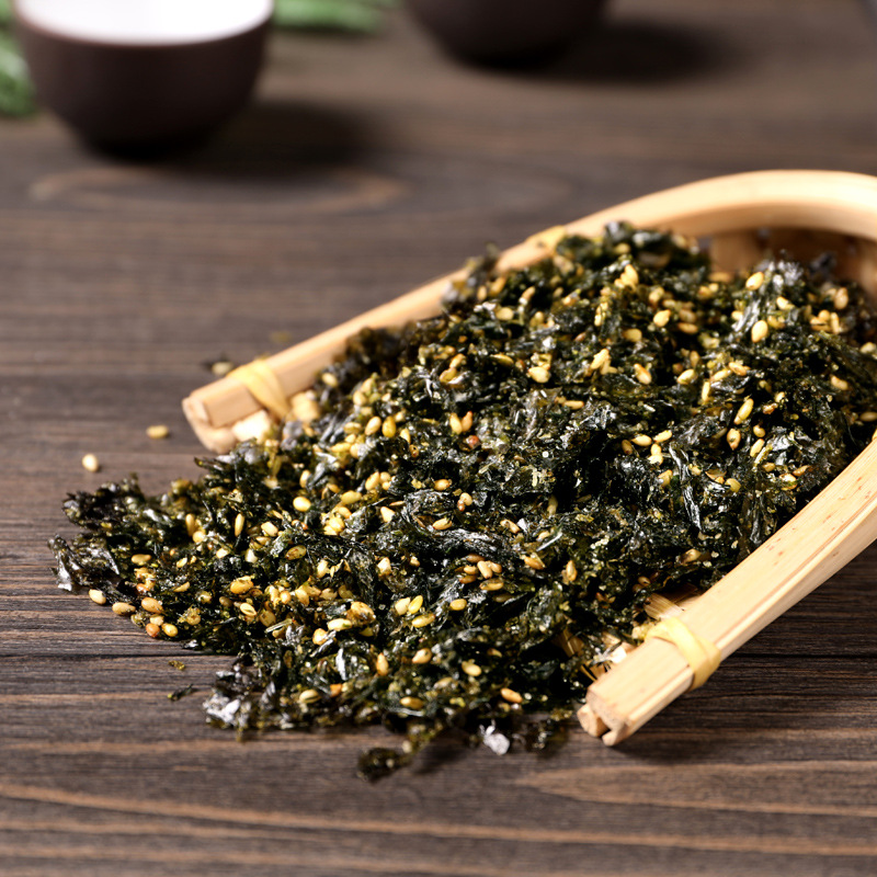 Seasoned Seaweed Flakes 250g Bag Stir-fried Seaweed for Rice Snacks for Pregnant Women, Babies, Children's Casual Internet Popular Snacks Wholesale Dropshipping