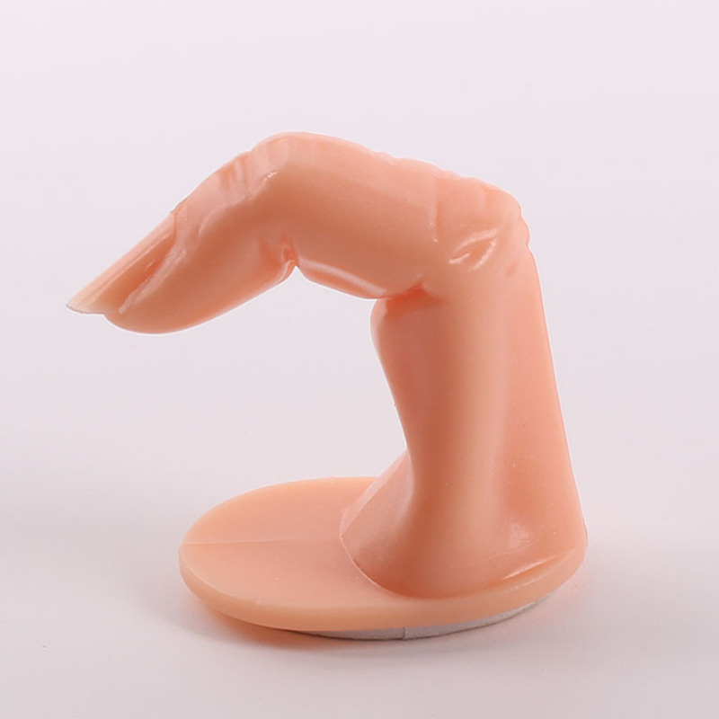 Práctica de uñas simulación de dedo falso dedo modelo disponible en uñas y uñas gratis