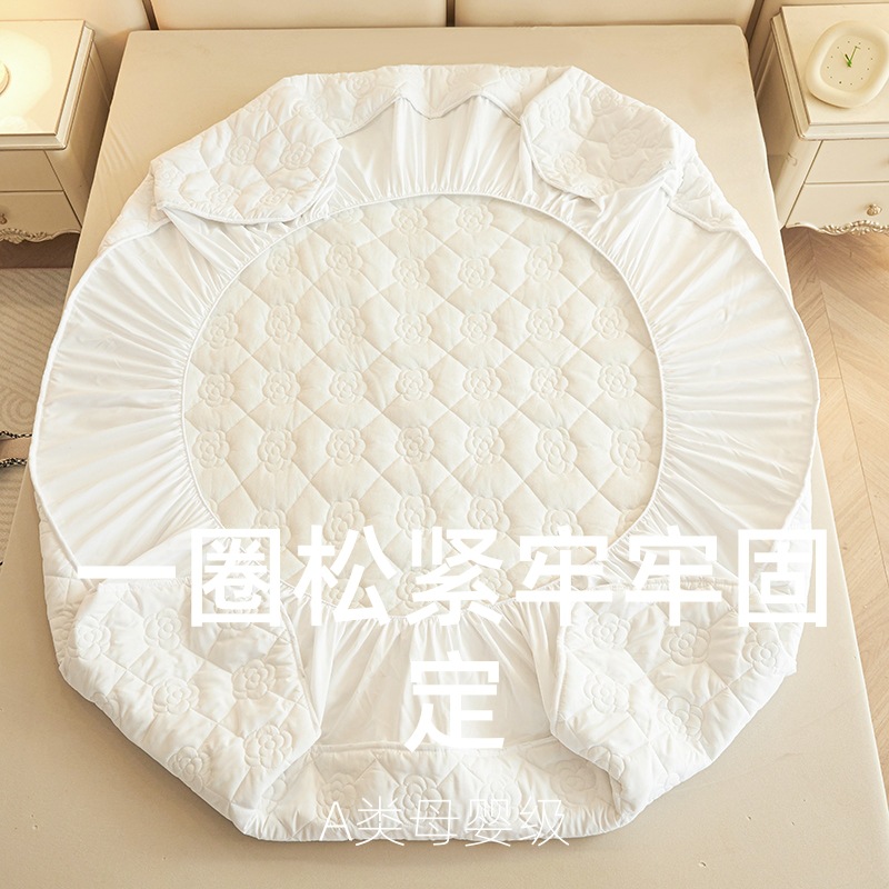 Protector de colchón de algodón acolchado y lavado, grueso, para niños, cubrecolchón impermeable tipo A para pañales, al por mayor, de calidad materna e infantil.