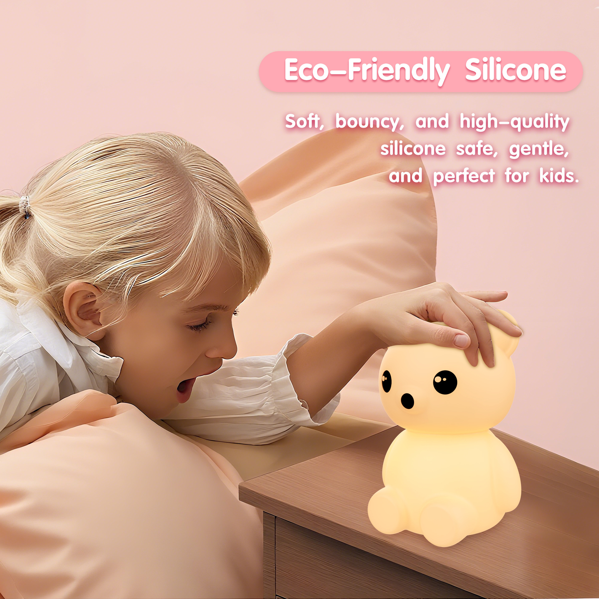 Nueva lámpara de noche LED lámpara de temporización taza de luz de atenuación de tono de color decoración de lámpara de luz encantadora lámpara de noche MINI lámpara de noche