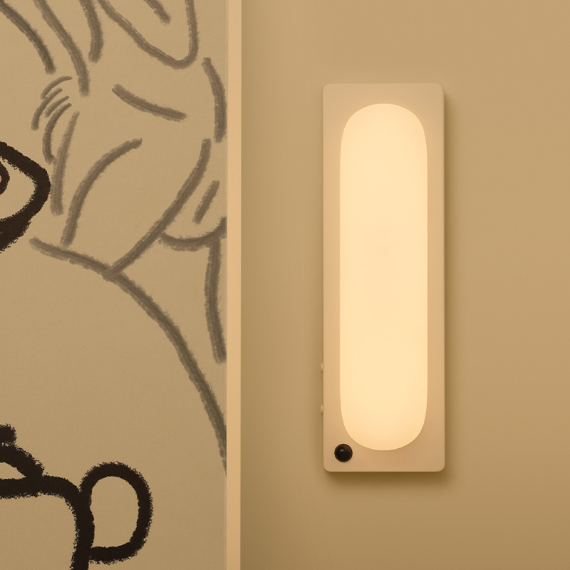 工場商品の新型ストリップ誘導灯箪笥通路トイレ夜老人赤外線誘導無線充電夜灯|undefined