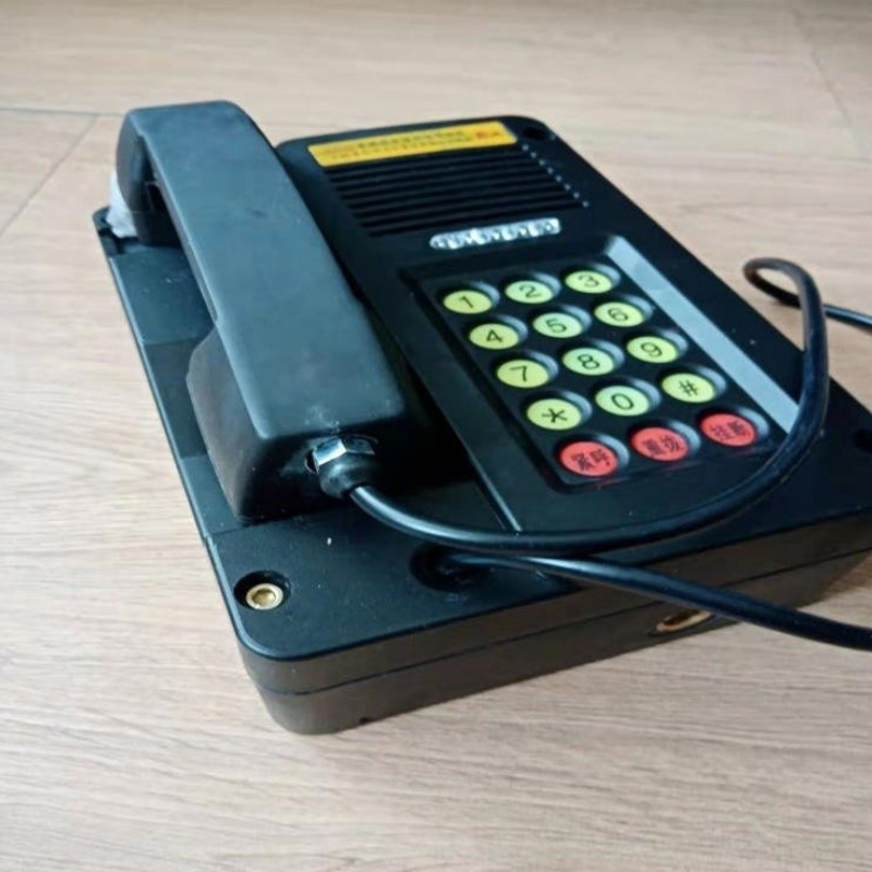 teléfono a prueba de explosiones de seguridad intrínseca para uso en la mina con instalación conveniente de comunicación subterránea y señal estable de sonido claro