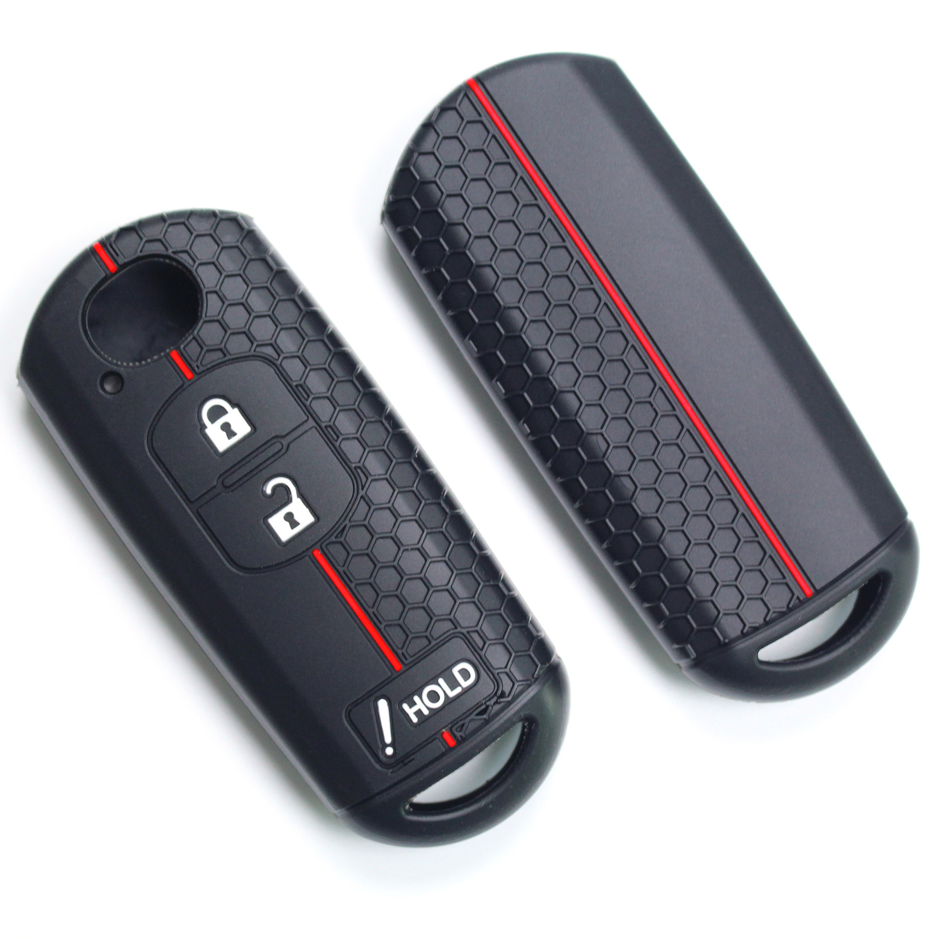 For Mazda Smart 3 Key Onksera Key Set Horse 6 Artez CX4CX5 Honeycomb Silicone Key Case