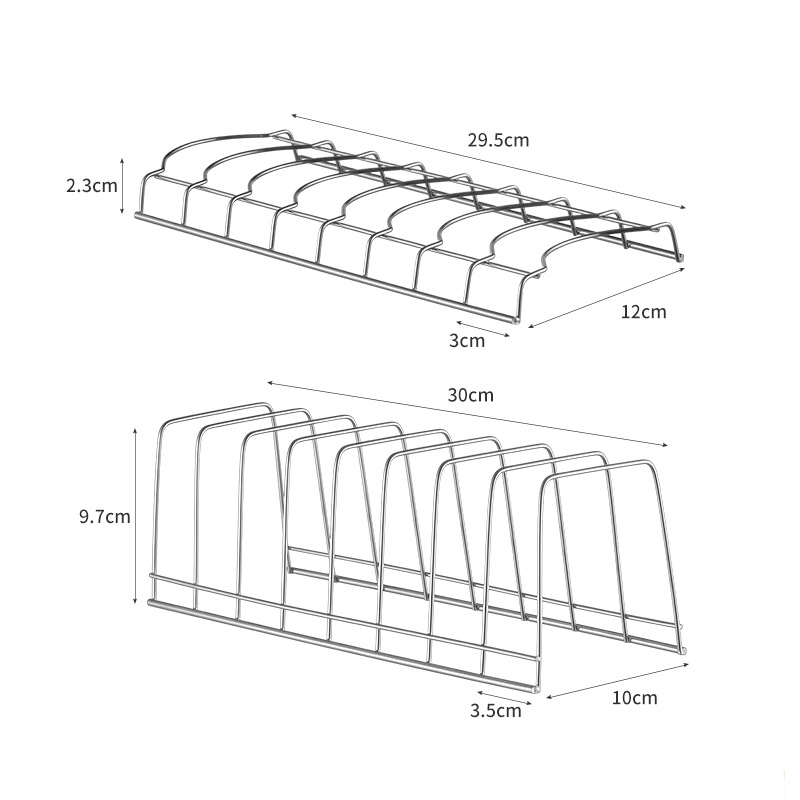 Acero inoxidable estante de platos, estante de drenaje, estante de cajón, estante de platos, estante de almacenamiento de platos, estante de almacenamiento de platos