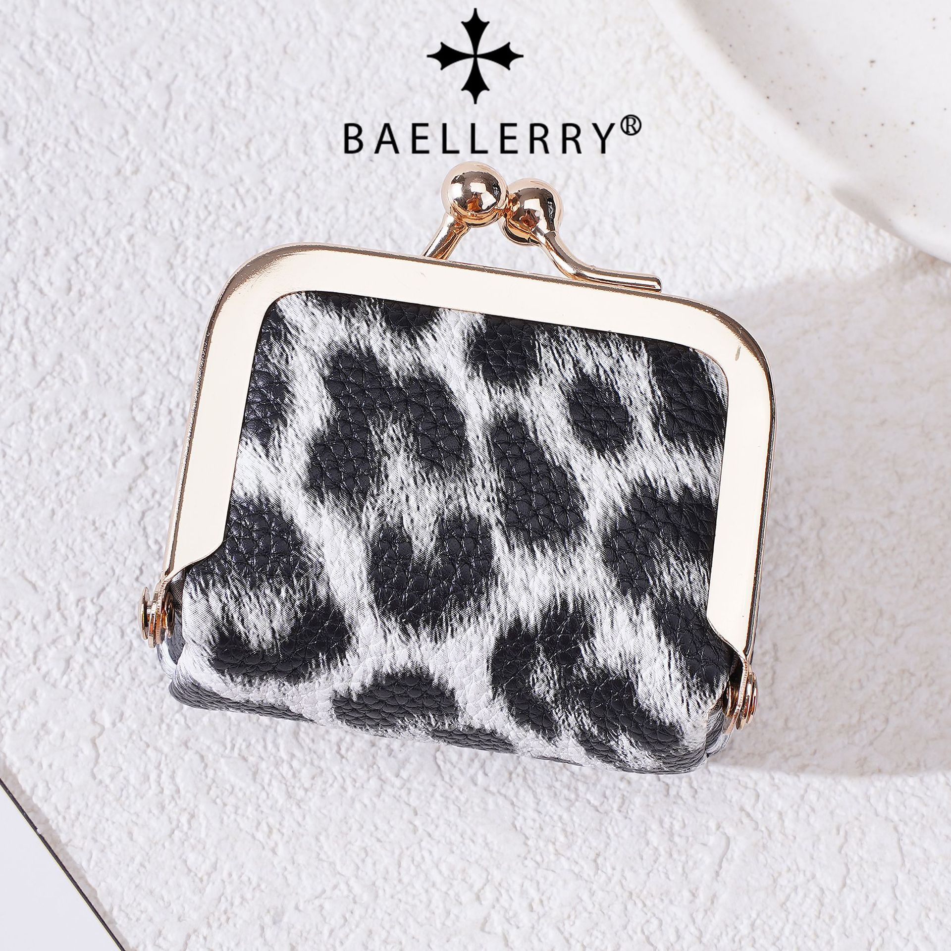 New leopard print soft leather jewelry pouch with rhinestones, mini ring necklace earring accessory box, coin purse