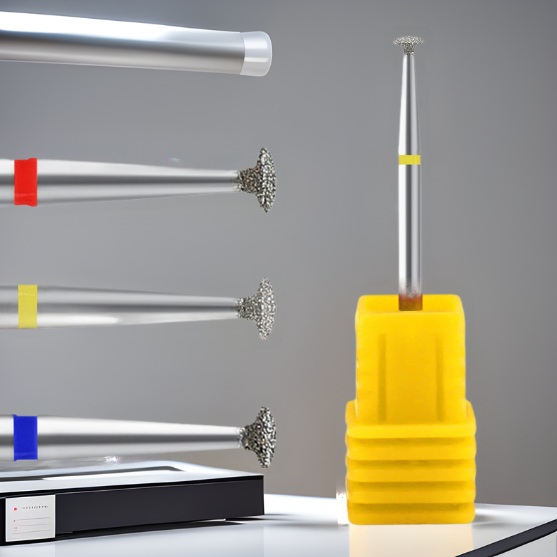 Disco de molienda de uñas disco pequeño disco volador de molienda de diamante pretratamiento de estilo ruso de eliminación de uñas bolsillo abierto de molienda