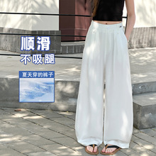 女童2026年夏季新款轻薄天丝阔腿裤中大童学生宽松灯笼裤大裤腿潮