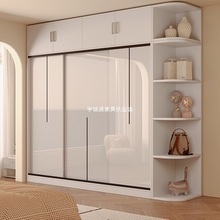 新款衣柜家用卧室推拉门实木出租房用经济型新款2025小户型大