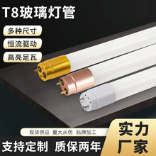 中山厂家加工定制360度长条型超亮发光分体日光管t8led玻璃灯管