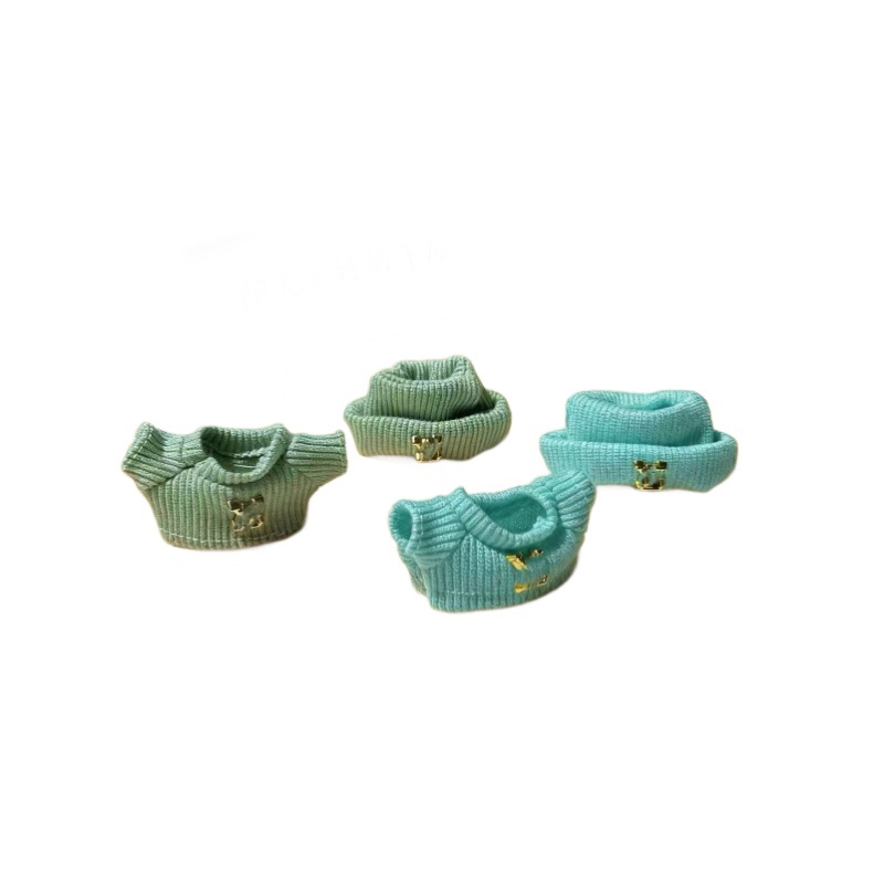 Conjunto de Ropa Tejida para Muñeca Mini 4.0 de 10 cm de Tela Intercambiable