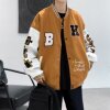 American style Retro Embroidery mlb coat spring and autumn lovers Easy Jacket men and women clothes coat