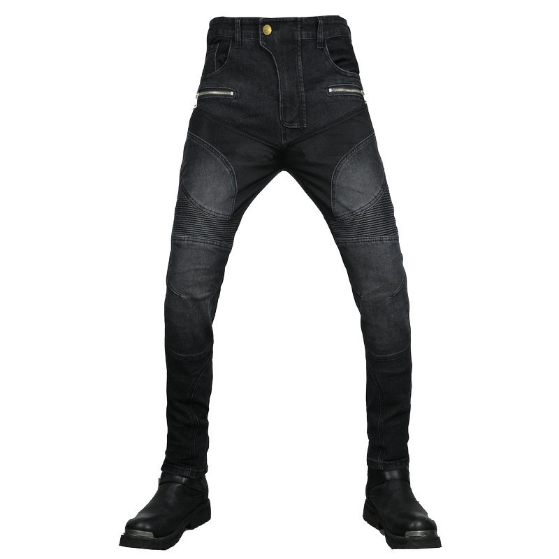 VOLERO verano motocicleta montar jeans hombres motocicleta montar Kevlar anti-caída pantalones actualización equipo de protección