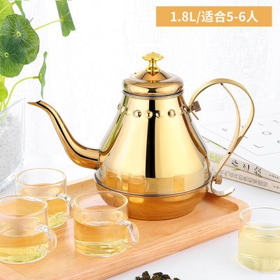 두꺼운 1.8L 비자성 금궁 냄비