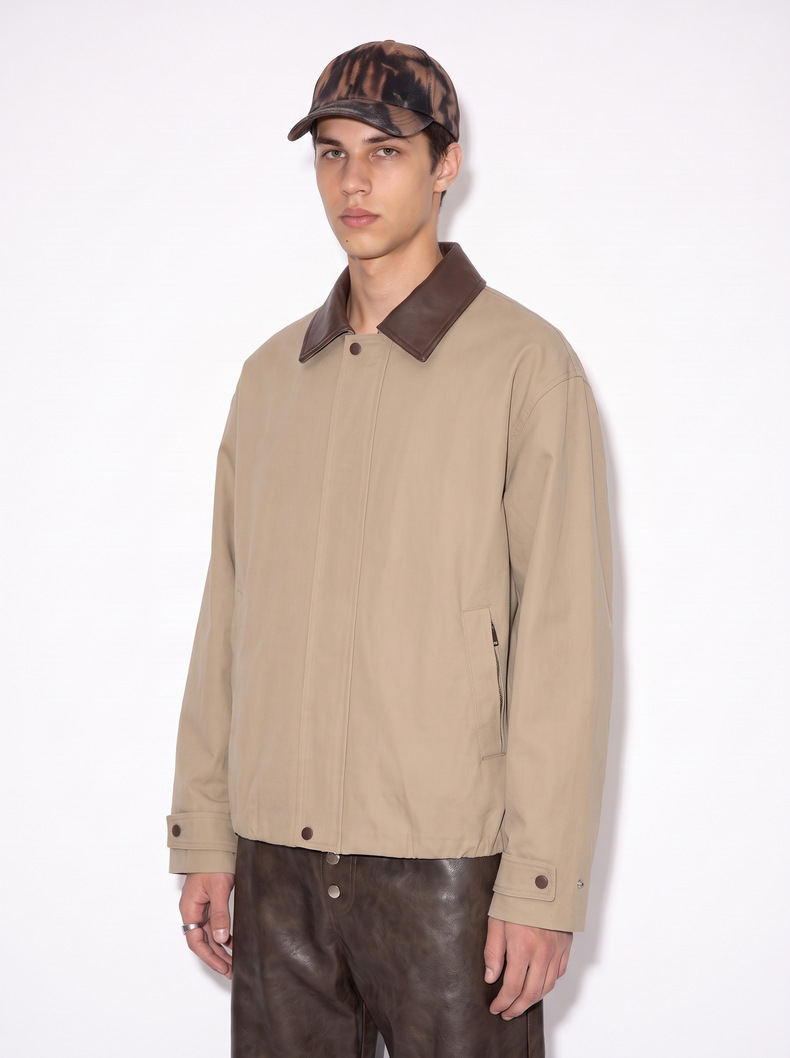 Inflation Vintage Zip-Up Fitted Jacket