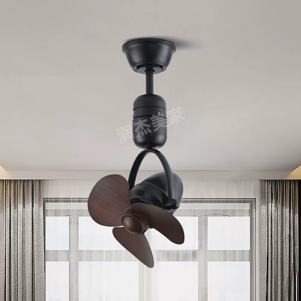 家用商用壁扇12/16寸挂壁小吊扇侧装吊顶吊挂吊扇旋转小吊扇