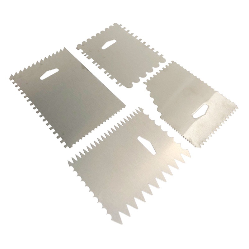 Factory wholesale stainless steel cream scraper triangular scraper semicircular scraper rectangular scraper scraper