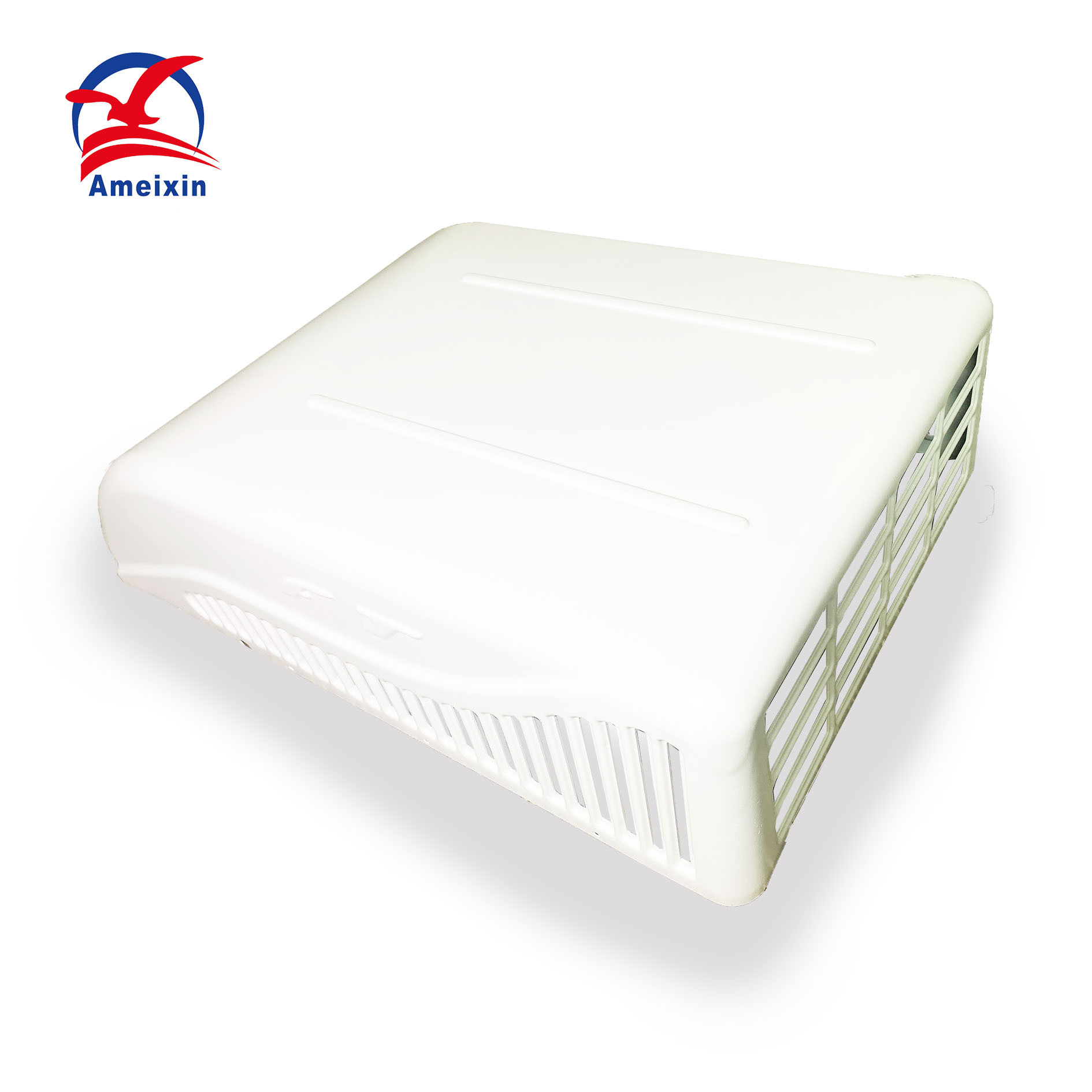 广东吸塑厂家供应白色空调罩外壳 空调外机罩 室外空调外机保护罩