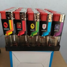 一次性塑料打火机半包纸打火机 礼品塑料LONG打火机批发市场