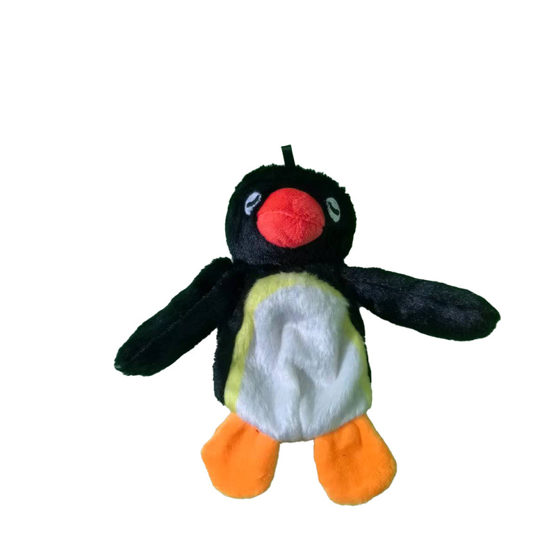 pingu吊索毛绒挂件玩具玩偶搞怪公仔企鹅背包书包钥匙扣包包挂饰|undefined