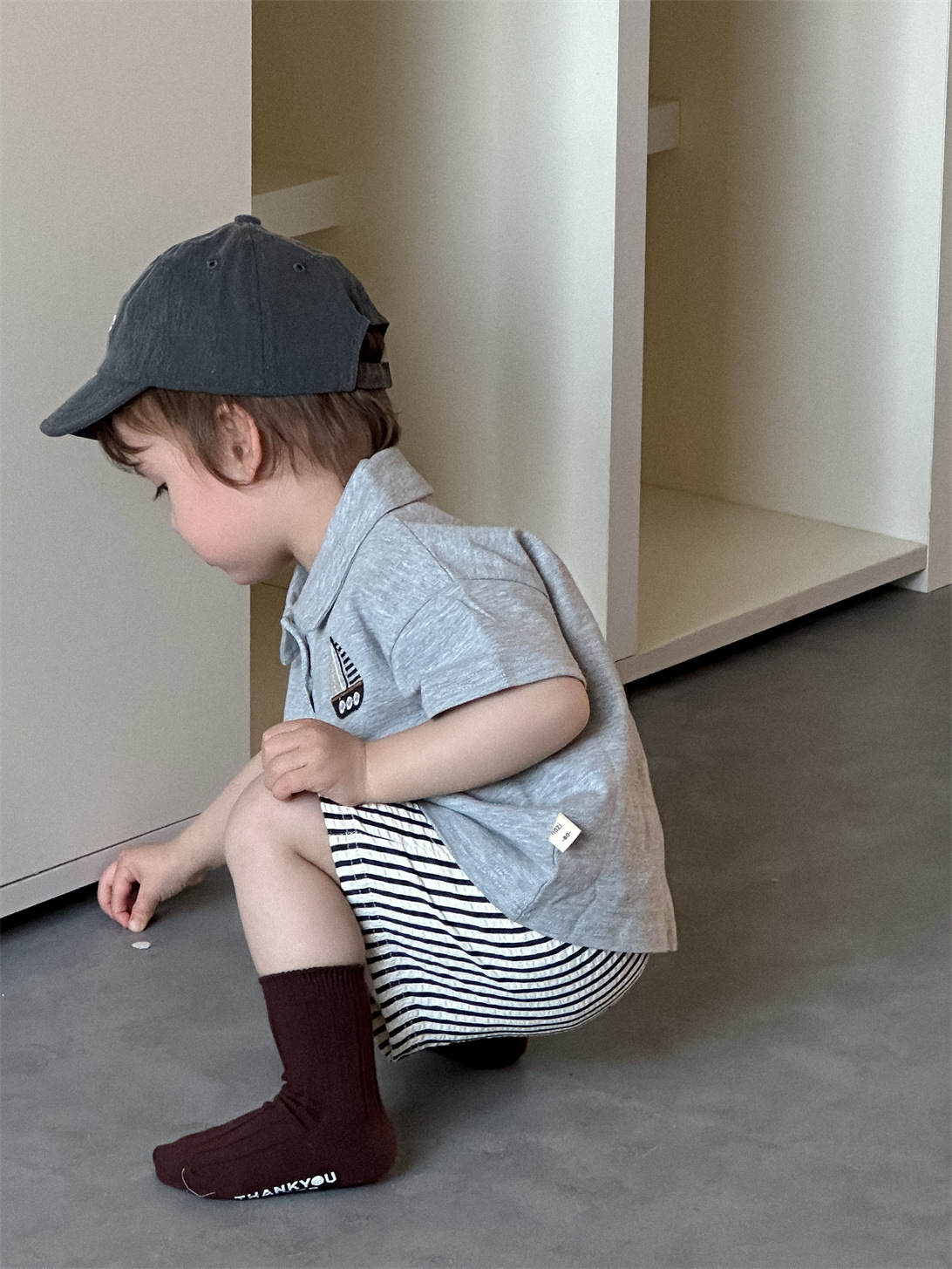 Children's Summer Clothing Korean Style Kidsren's Clothing Baby Clothes 2026 New Style Boys' Short-Sleeved Shorts Suit Wholesale Customization