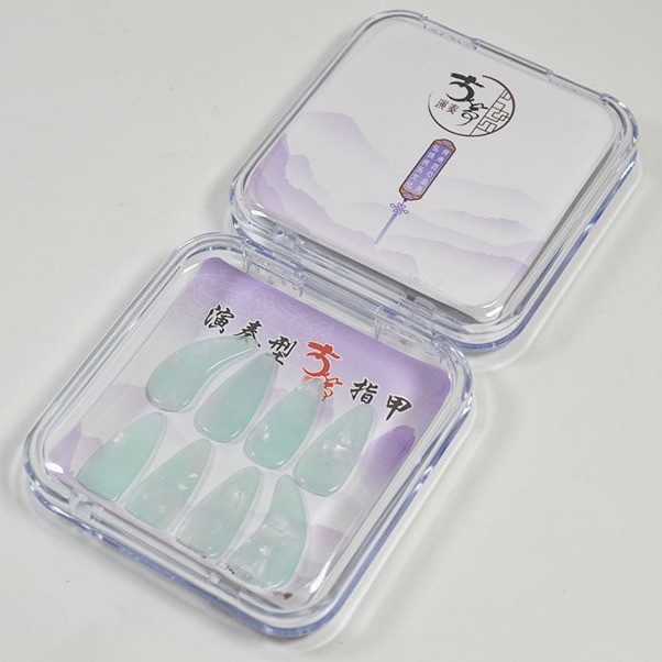 古筝指甲包装盒古筝琵琶指甲收纳盒 展示盒 指甲收纳包