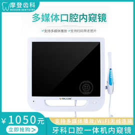 牙科口腔一体机内窥镜观测仪/齿科观察仪显示器17寸800万像素牙医