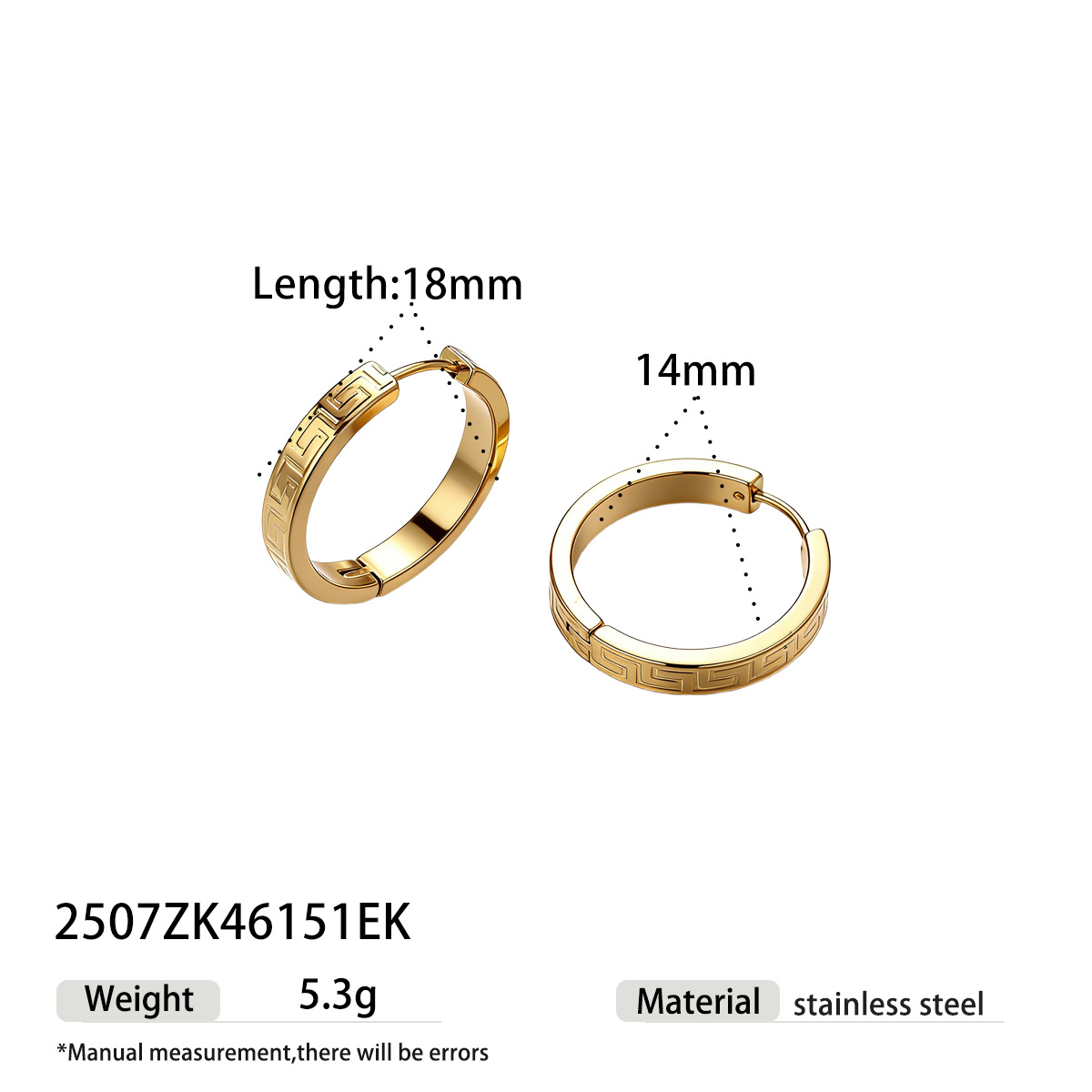 TENA Europa y América pendientes de acero inoxidable vacaciones nicho de diseño de textura de acero de titanio ligero lujo de alta calidad joyas para los oídos