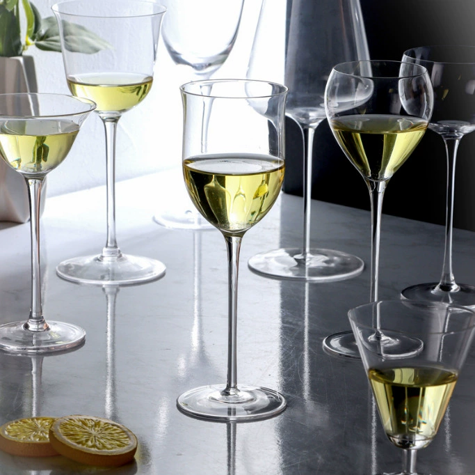 Коктейльный бокал в японском стиле из деревянной деревни ручной работы Хрустальный бокал высокого бокала для коктейля Кубок Мартини